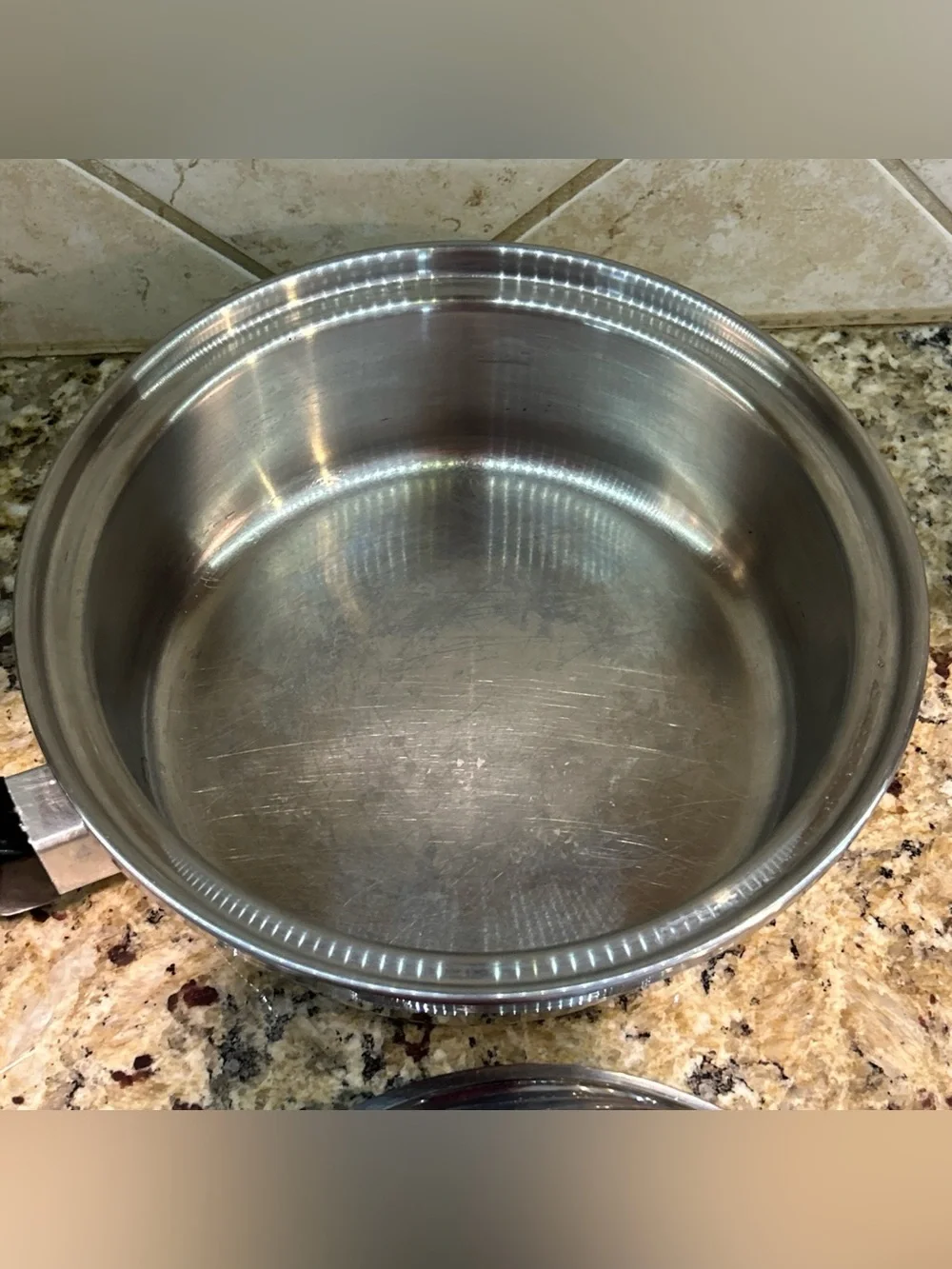 Saladmaster T304S Stainless Steel 8.5” Sauce Pan Skillet w/ Vapo Lid Made In USA